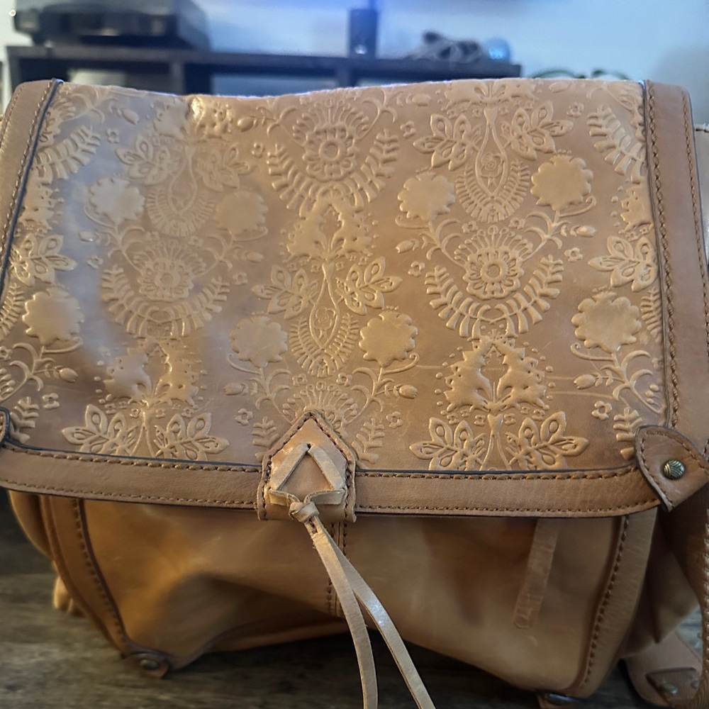 The sak large backpack leather